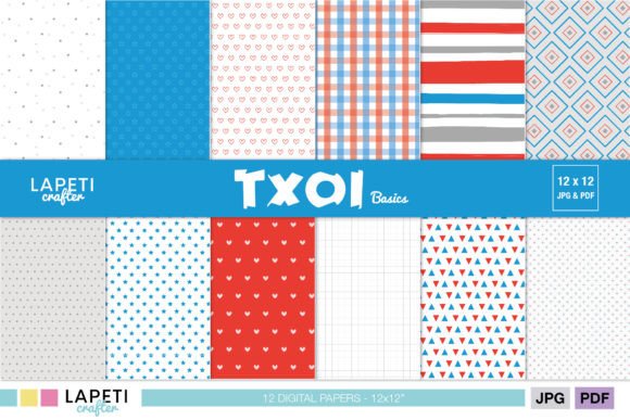 Download Colorful Digital Paper Pack for Kids - Digital paper pack Collection