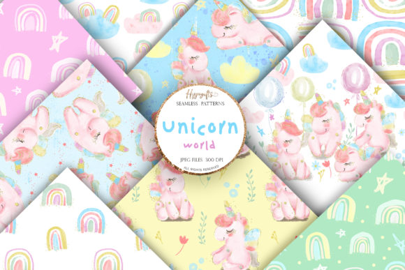 Download Unicorn Rainbow Patterns - Premium Resources