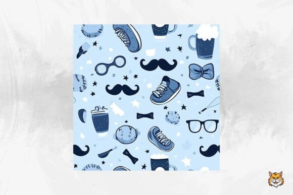 Download Father's Day Seamless Pattern - Premium Bundle