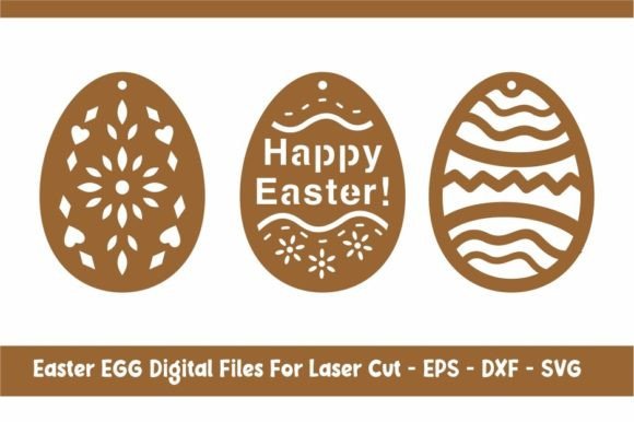 Download Easter EGG Ornament SVG Laser Cutting - Easter egg Collection