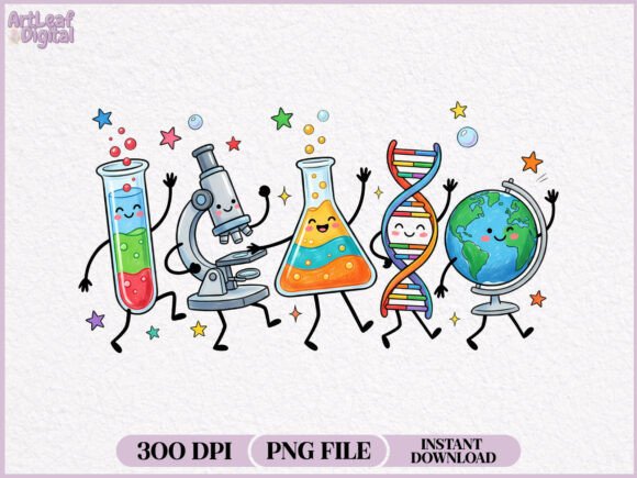 Download Science Doodles Characters PNG - Characters Collection