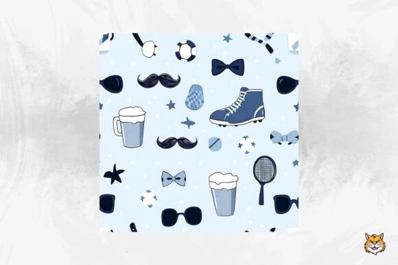 Download Father's Day Seamless Pattern - Premium Resources