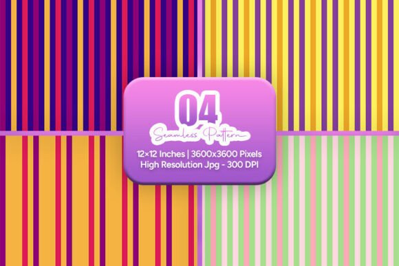 Download Bold Rainbow Stripe Seamless Pattern - Bold Collection