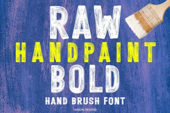 Download Raw Hand Paint Bold - Bold Collection