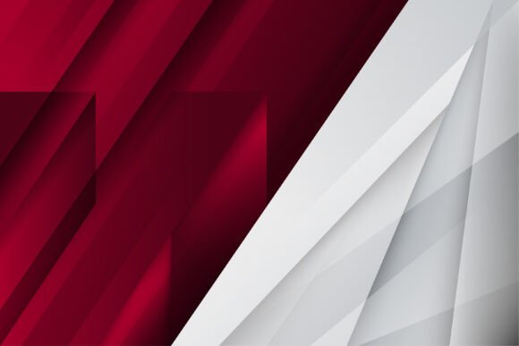 Download Red White Background Geometric - White Collection