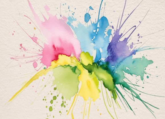 Download Playful Pastel Bold Rainbow Watercolor - Bold Collection