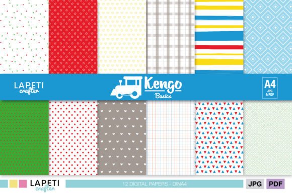 Download Colorful Digital Paper Pack, Basic Print - Digital paper pack Collection